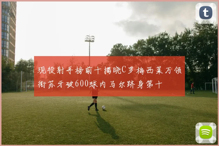 现役射手榜前十揭晓C罗梅西莱万领衔苏牙破600球内马尔跻身第十